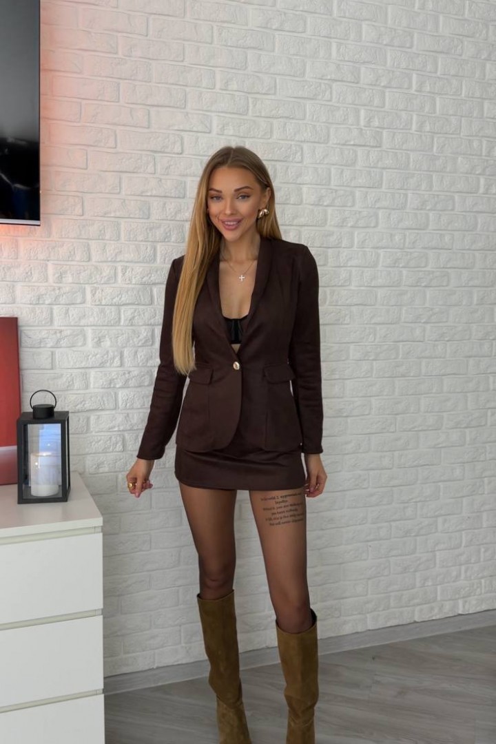 Костюм пиджак и юбка MPK-500A800