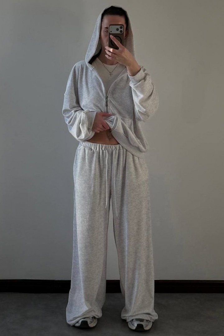 Трендовый велюровый костюм LK-375A899