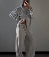 Трендовый велюровый костюм LK-375A899