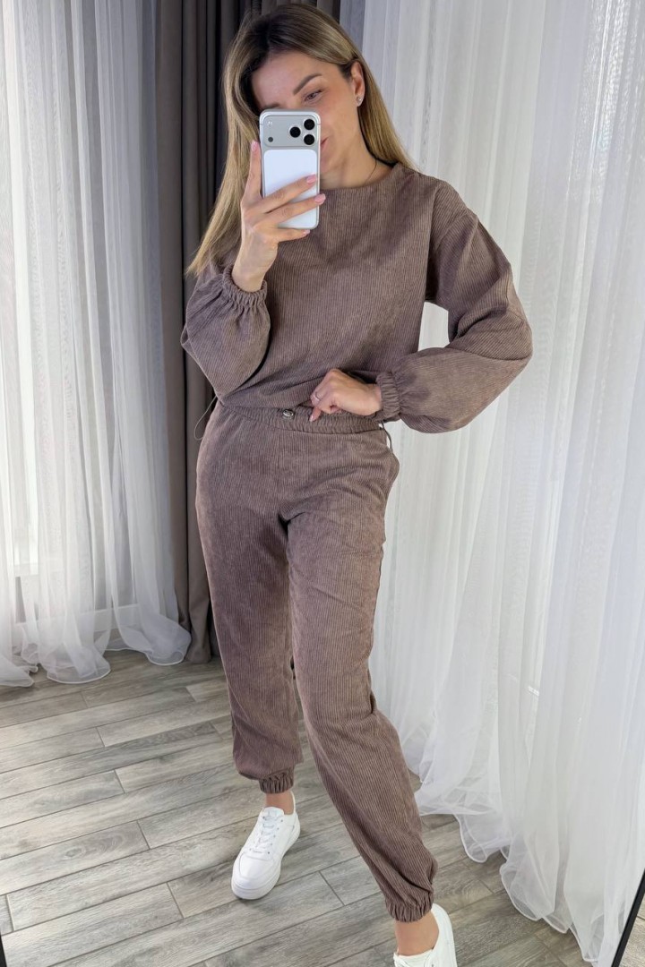 Вельветовый костюм двойка KG-921A670B680