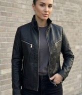 Стильна чорна куртка INNA-8891A1150