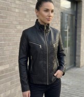 Стильна чорна куртка INNA-8891A1150