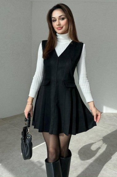 Замшевый сарафан TS-433.3A520