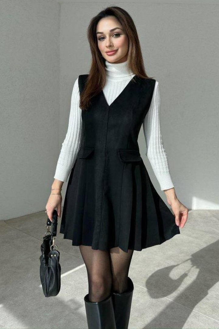 Замшевый сарафан TS-433.3A520