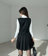 Замшевый сарафан TS-433.3A520