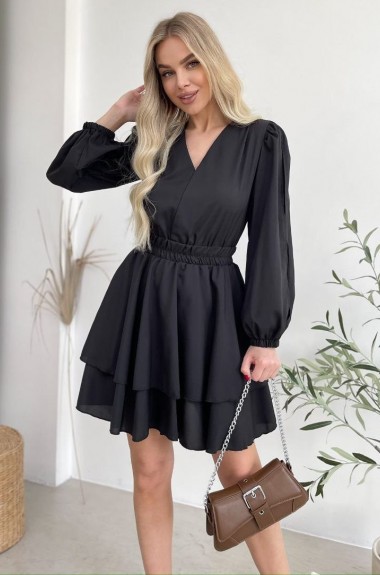Платье с V-образным вырезом AKS-115A470
