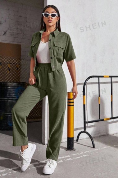 Вельветовый костюм двойка IND-2066A550