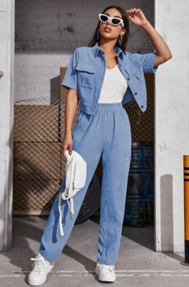 Вельветовый костюм двойка IND-2066A550