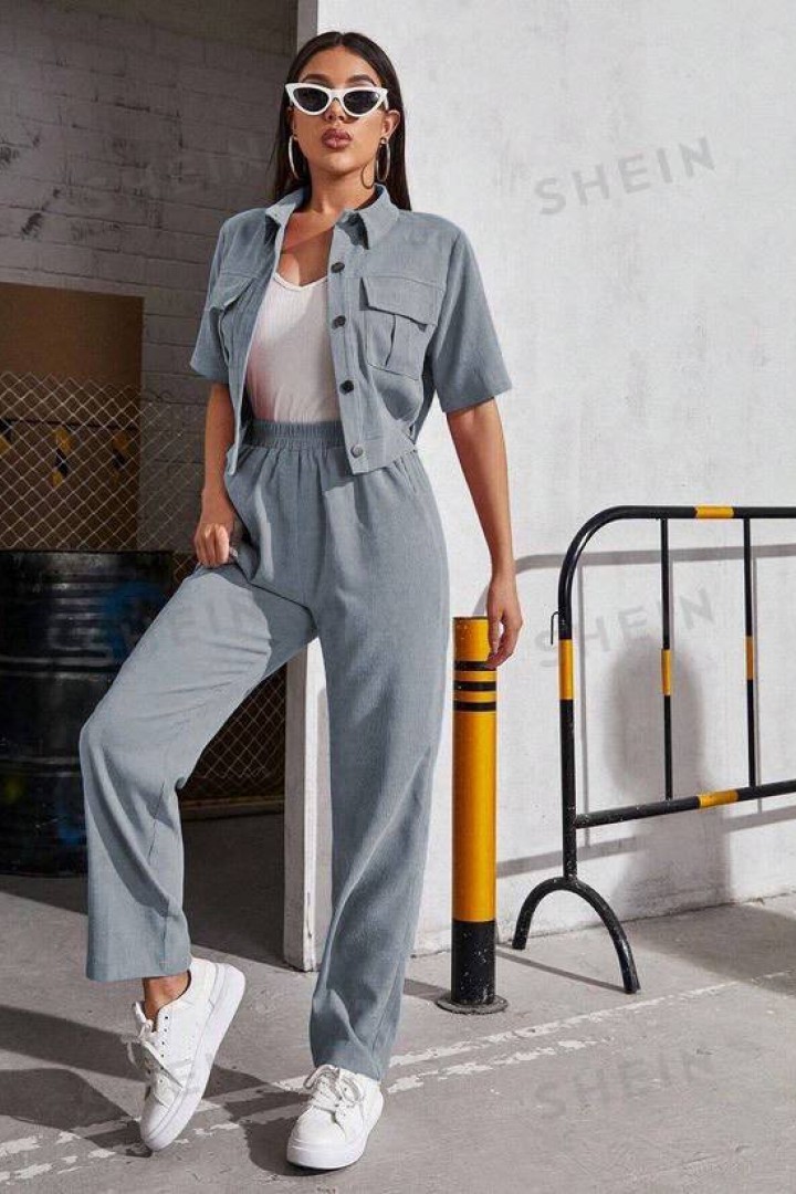 Вельветовый костюм двойка IND-2066A550