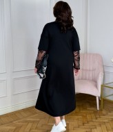 Платье с кружевными рукавами ZP-1341A570