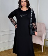 Платье с кружевными рукавами ZP-1341A570