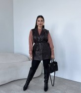 Кружевный лонг+ удлиненная жилетка ME-542A770