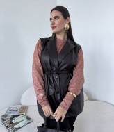 Кружевный лонг+ удлиненная жилетка ME-542A770