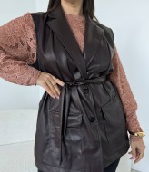 Кружевный лонг+ удлиненная жилетка ME-542A770