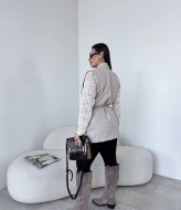 Кружевный лонг+ удлиненная жилетка ME-542A770