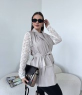 Кружевный лонг+ удлиненная жилетка ME-542A770