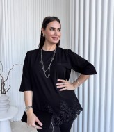 Стильна футболка з мереживом ME-541A480