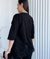 Стильна футболка з мереживом ME-541A480