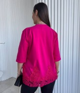 Стильна футболка з мереживом ME-541A480