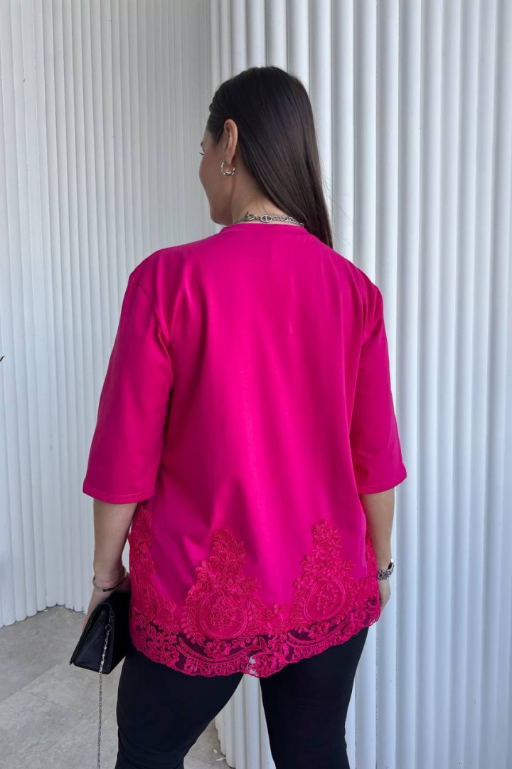 Стильна футболка з мереживом ME-541A480