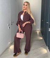 Брючный костюм лен  ACHK-1958A750