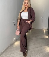 Брючный костюм лен  ACHK-1958A750