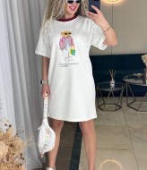 Платье футболка с принтом DN-245A560