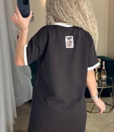 Платье футболка из трикотажа  DN-244A550