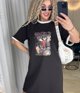 Платье футболка из трикотажа  DN-244A550