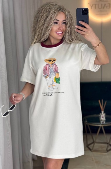 Платье футболка с принтом DN-245A560