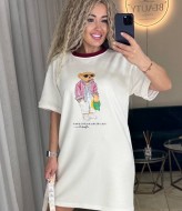 Платье футболка с принтом DN-245A560