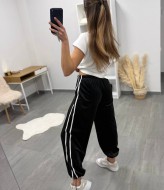 Велюровые брюки с лампасами DMP-A7179A380