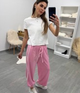 Велюровые брюки с лампасами DMP-A7179A380