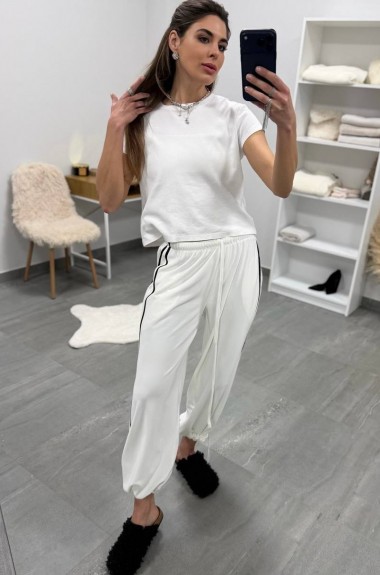 Велюровые брюки с лампасами DMP-A7179A380