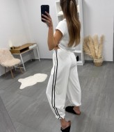 Велюровые брюки с лампасами DMP-A7179A380