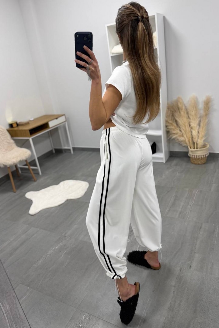 Велюровые брюки с лампасами DMP-A7179A380