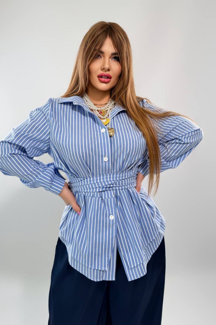 Рубашка с поясом ODF-050A700