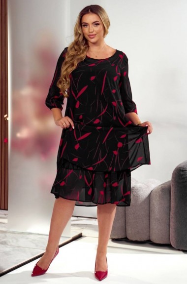 Шифонова сукня на підкладці DV-R3683A500 Шифонова сукня на підкладці DV-R3683A500