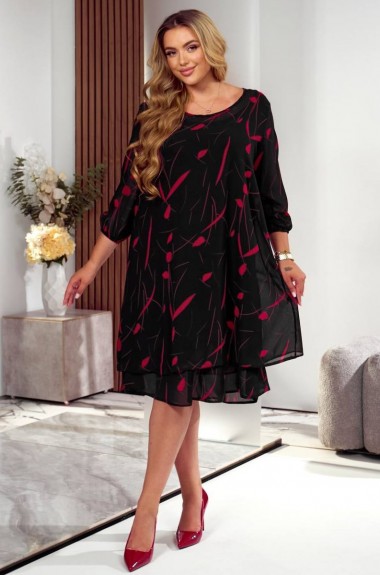 Шифонова сукня на підкладці DV-R3683A500 Шифонова сукня на підкладці DV-R3683A500