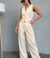 Костюм двійка жилет і широкі штани палаццо EVD-407A599