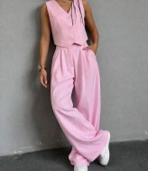 Костюм двійка жилет і широкі штани палаццо EVD-407A599