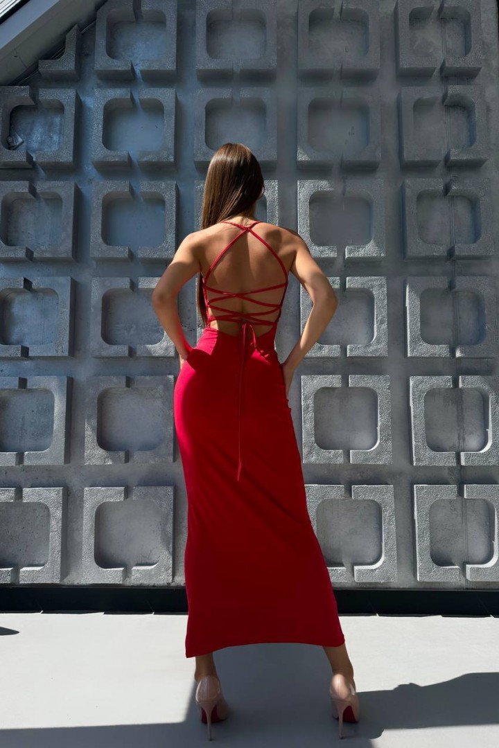 Літня сукня з відкритою спиною ELZ-555A450