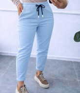 Стрейчеві штани на резинці INS-502A490