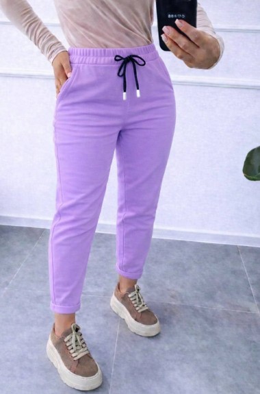 Стрейчеві штани на резинці INS-502A490