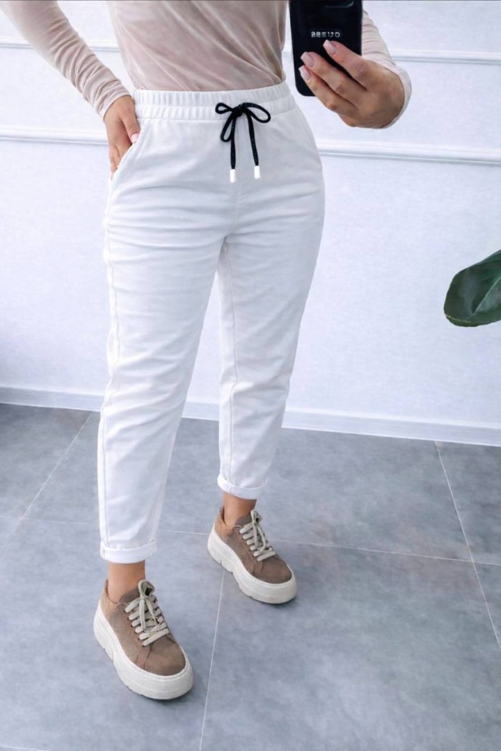 Стрейчеві штани на резинці INS-502A490