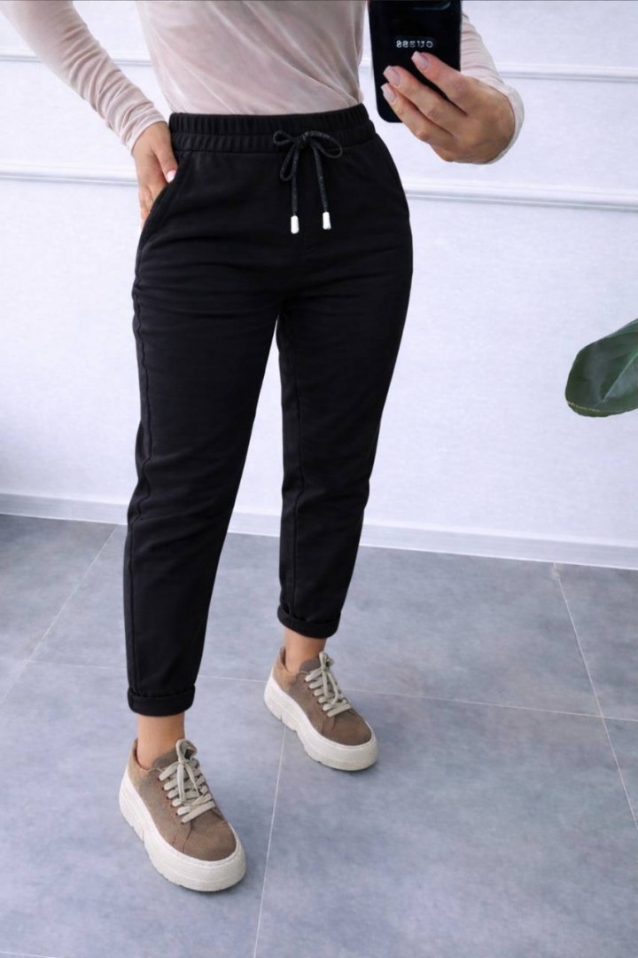 Стрейчеві штани на резинці INS-502A490