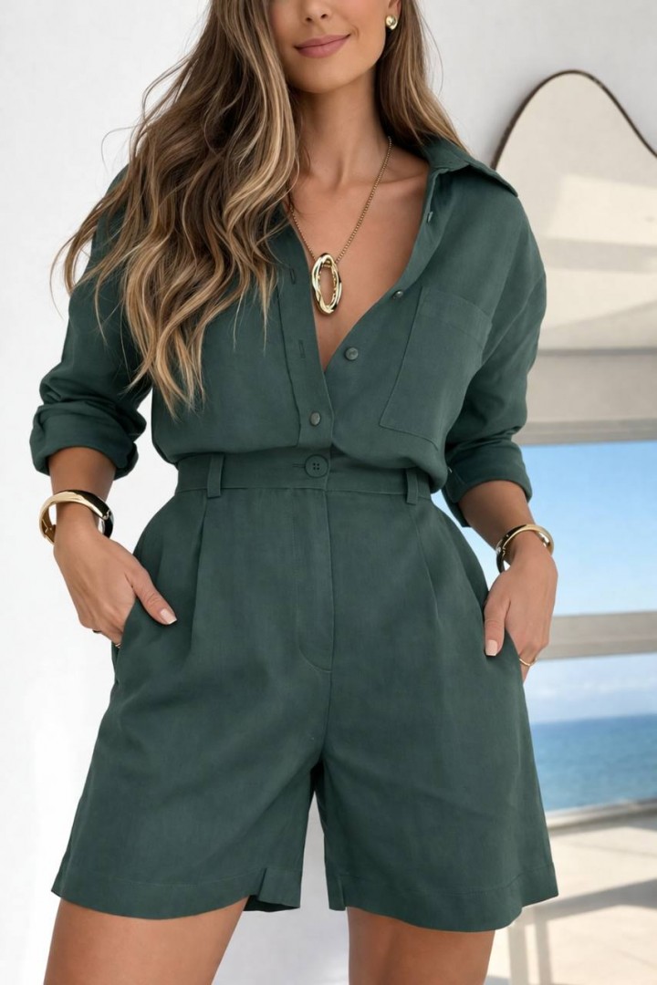 Лёгкий костюм шорты и рубашка KC-0479A650