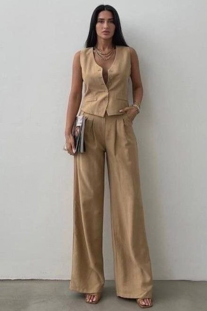 Костюм двойка брюки и жилетка KC-3270A650