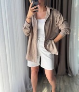 Сорочка прямого вільного крою KG-119A580