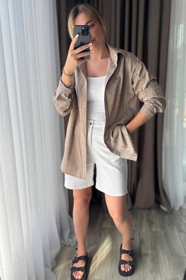 Сорочка прямого вільного крою KG-119A580